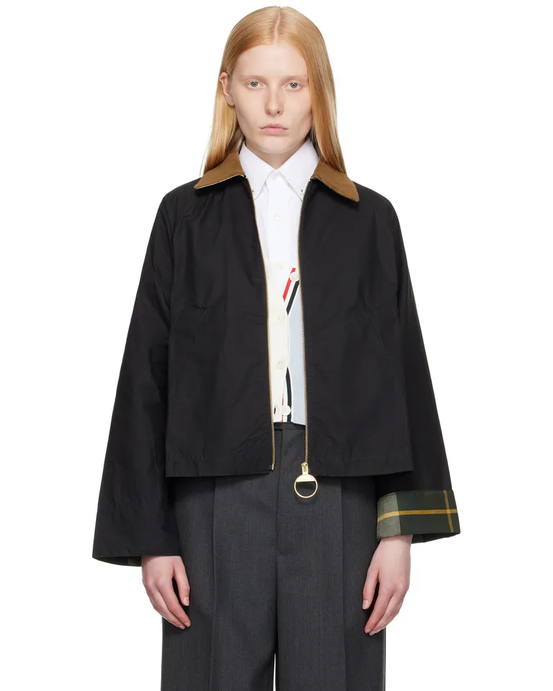 Barbour Black Catlin Showerproof Jacket Black
