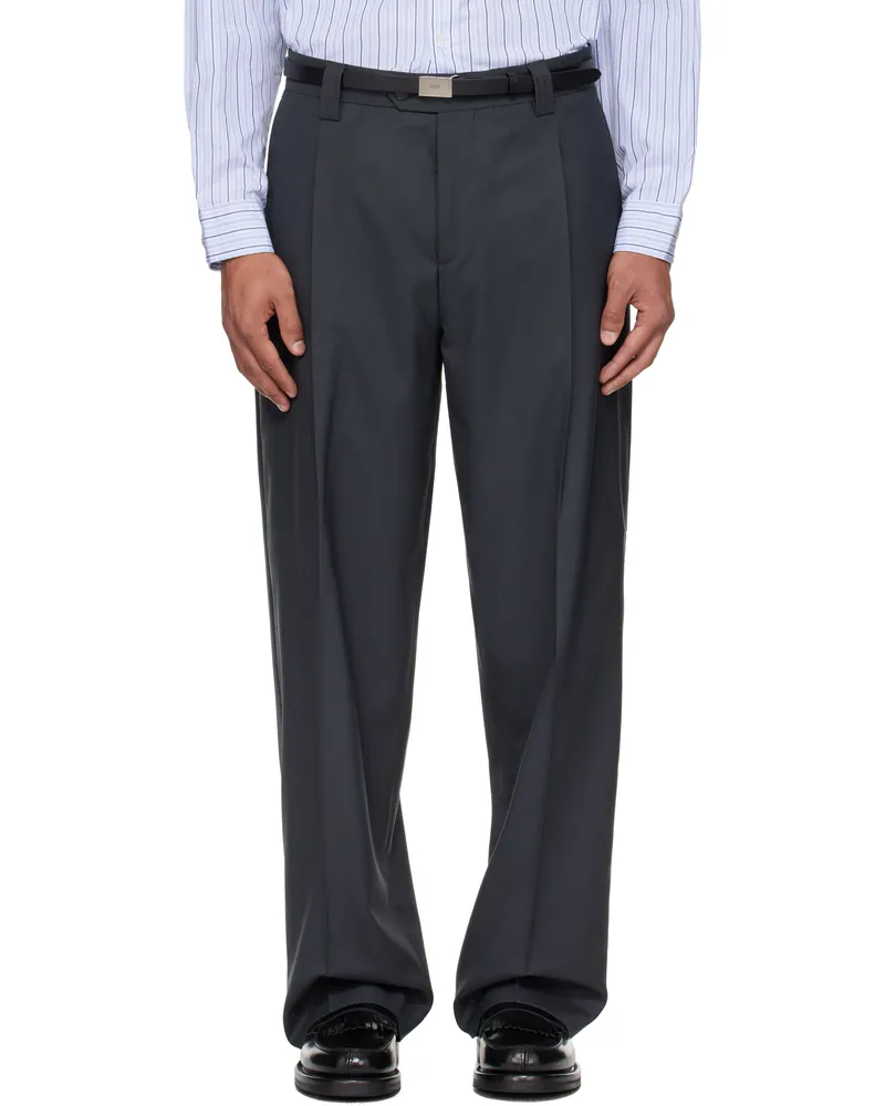Mfpen Gray Service Trousers Solid