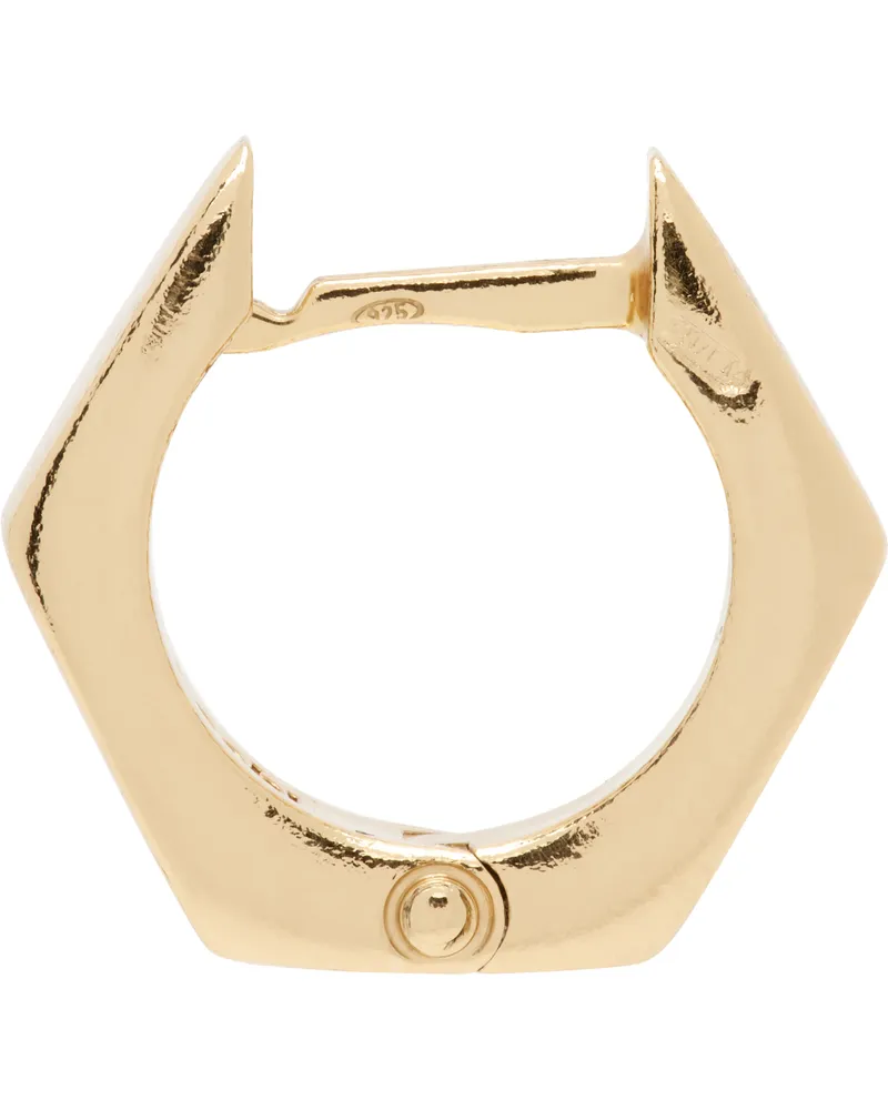 Emanuele Bicocchi Gold Bolt Single Earring Gold