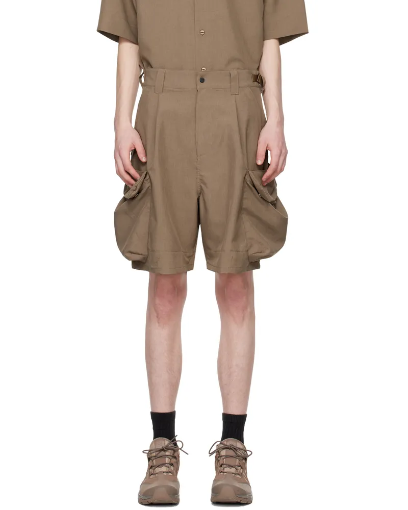 meanswhile Brown Luggage Shorts Bedouin