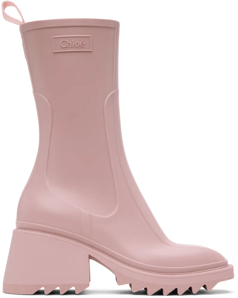 Chloé Pink Betty Boots 51g