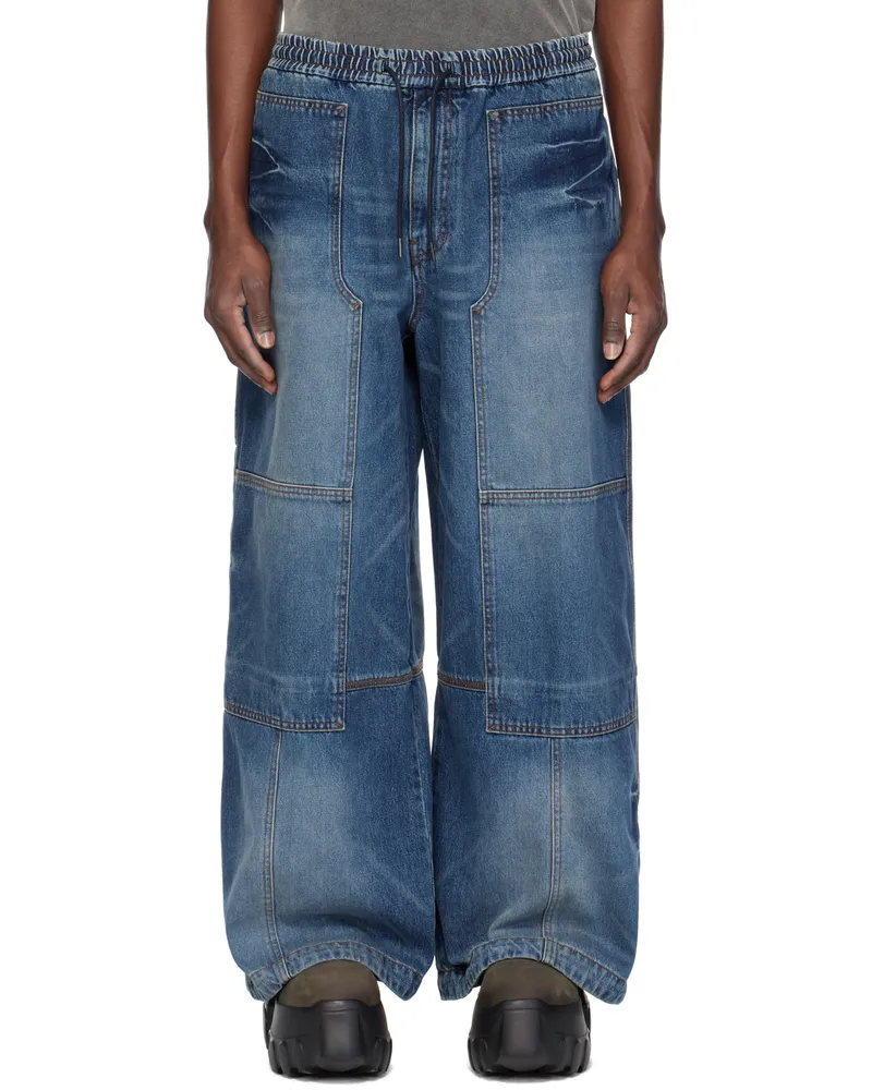 JUUN.J Blue Wide Jeans Blue