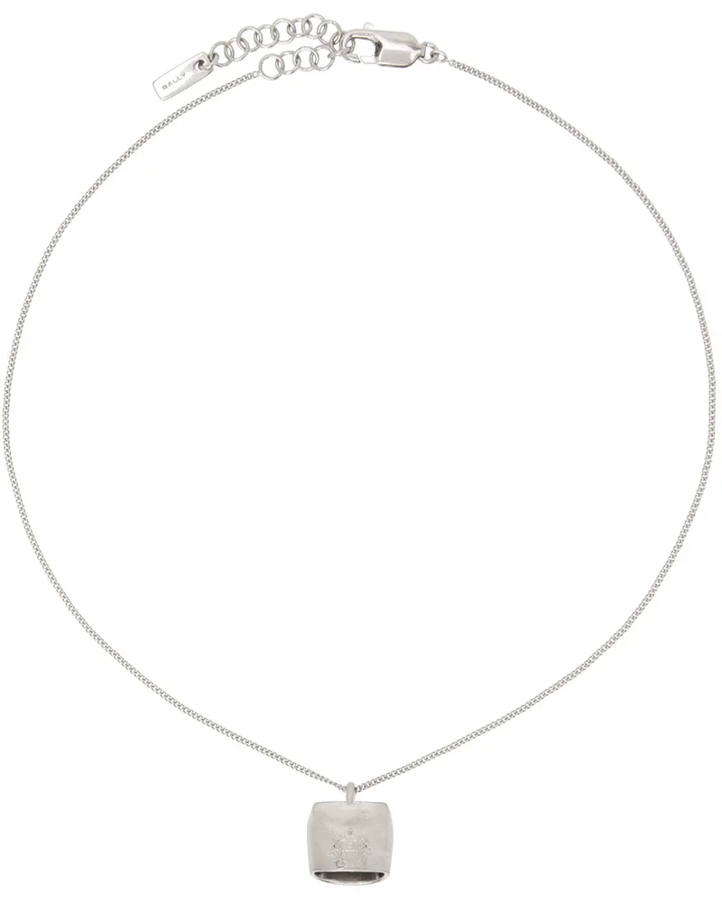Bally Silver Belle Necklace Pall.vibratofree0.50