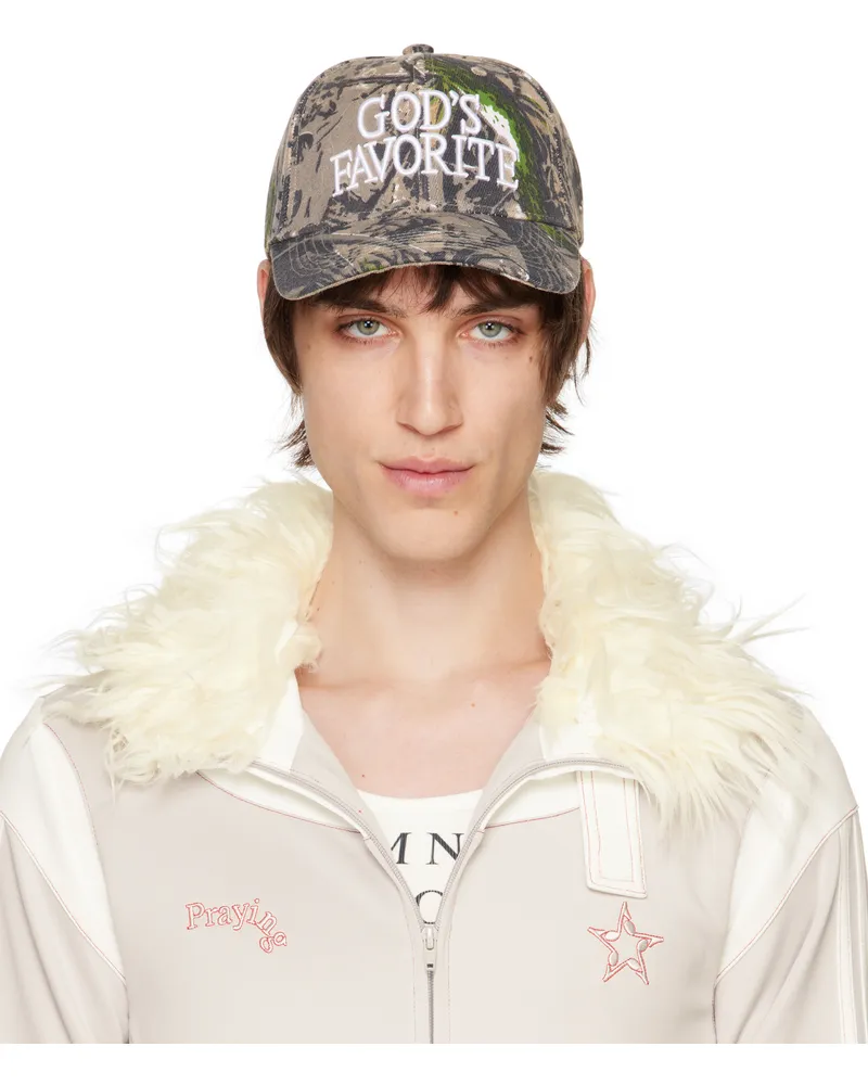 Praying Khaki 'God's Favorite' Cap Camo
