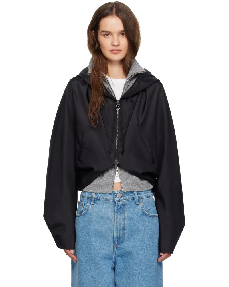 SPORTMAX Black Kibbutz Jacket 003