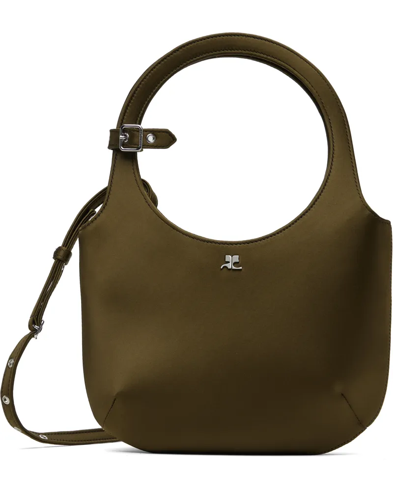 Courrèges Brown Holy Satin Bag 1125