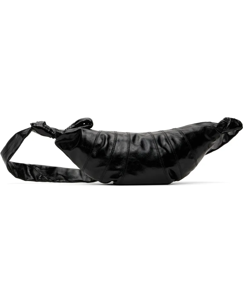 Christophe Lemaire Black Medium Croissant Bag Bk999