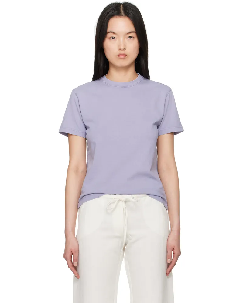 GIMAGUAS Purple Conan Short Sleeve T-shirt Washed