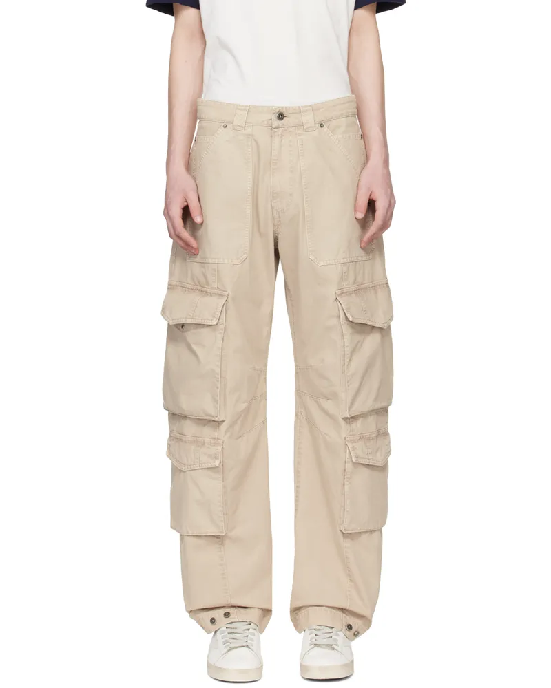Golden Goose Beige Pocket Cargo Pants 15527