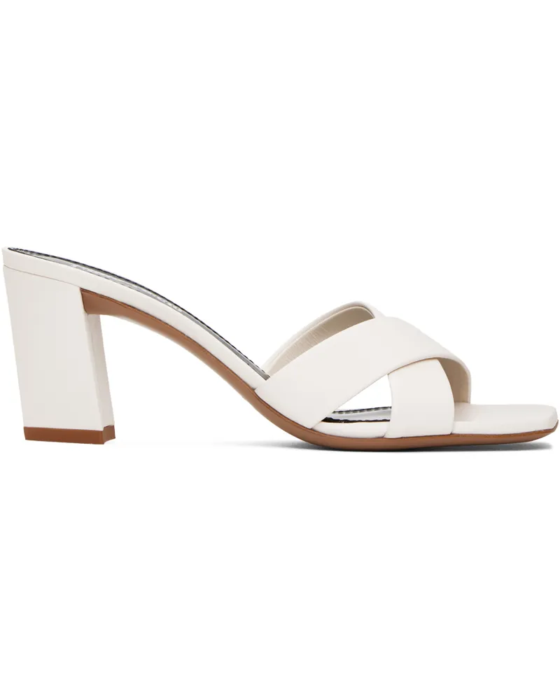 Paris Texas White Dafne 70 Mules Milk