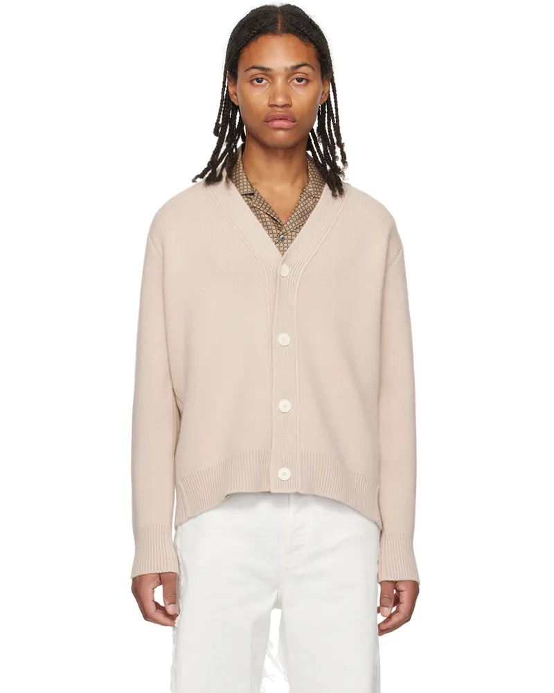 Lanvin Beige Button Cardigan 030