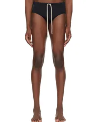 Rick Owens Black Champion Edition Swim Briefs Black