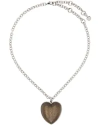 Jacquemus Silver La Casa 'Le collier Pietra' Necklace Silver