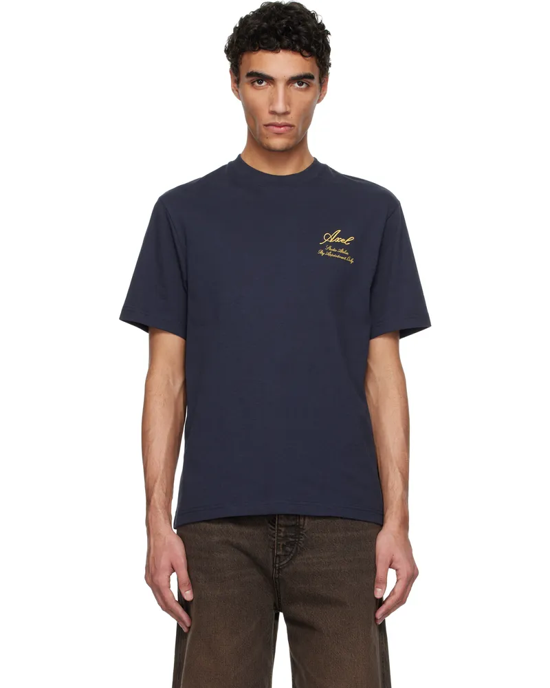 Axel Arigato Navy 'Atelier' T-shirt Navy