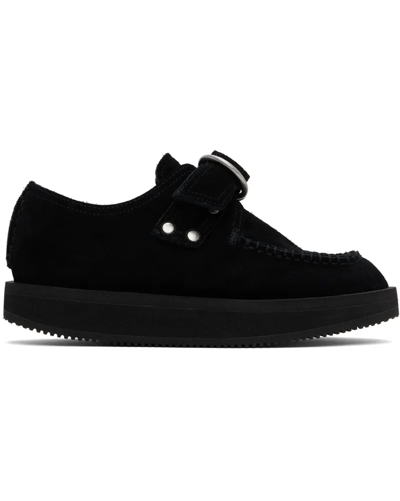 SUICOKE Black JOCO Monkstraps Black