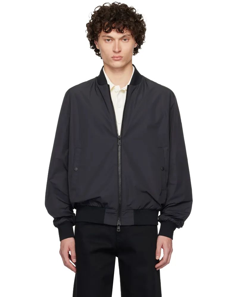 Moncler Black Grammont Bomber Jacket 999