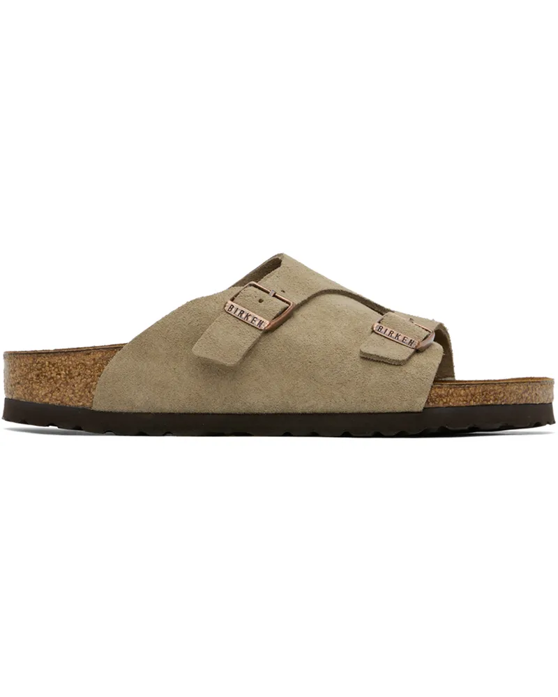 Birkenstock Taupe Narrow Zürich Sandals Taupe
