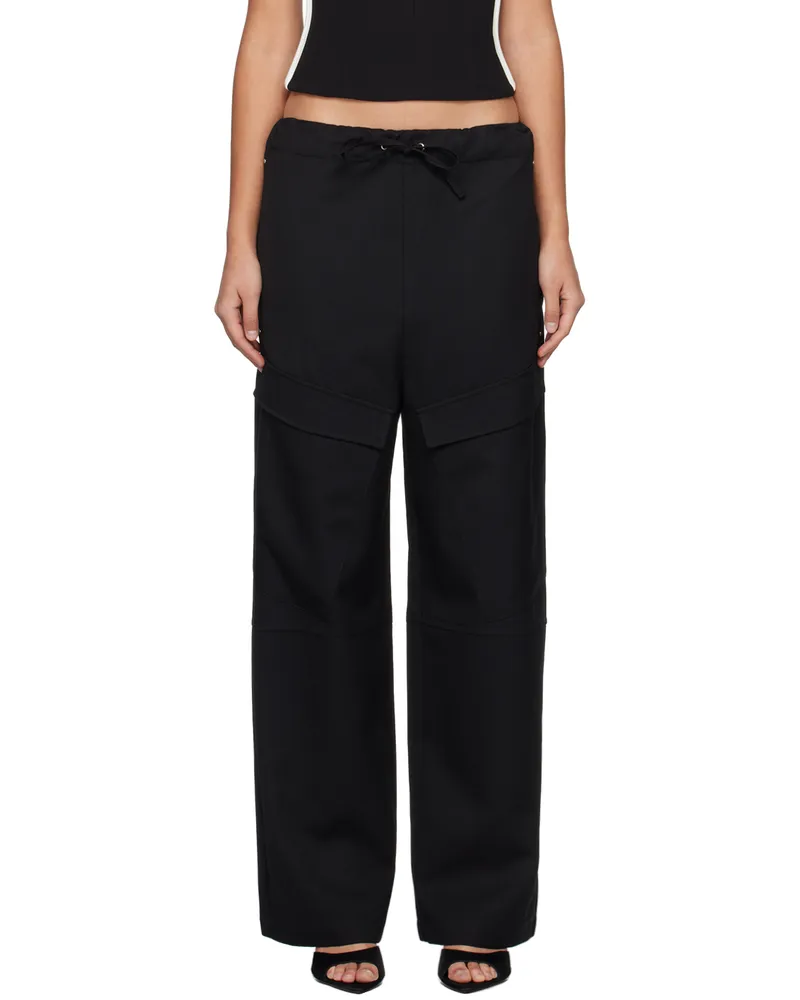 Paris Georgia Black Herb Trousers Black