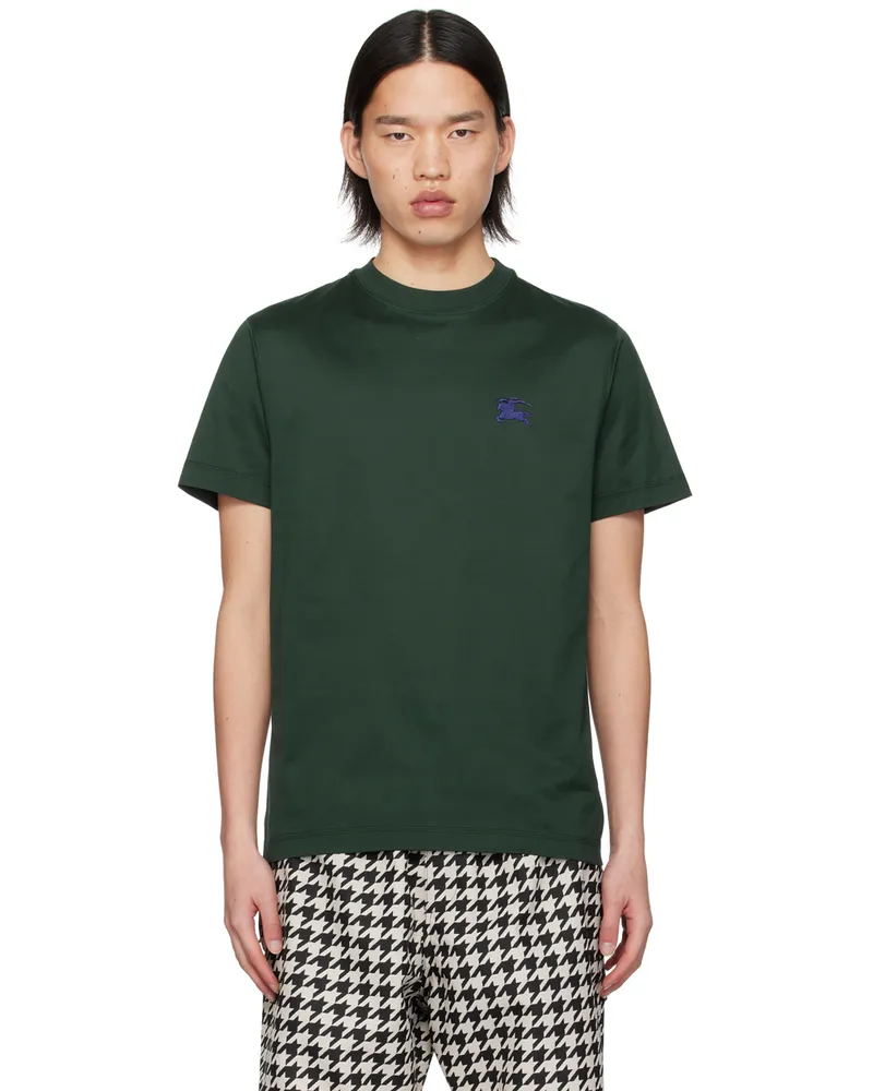 Burberry Green Embroidered T-Shirt Ivy