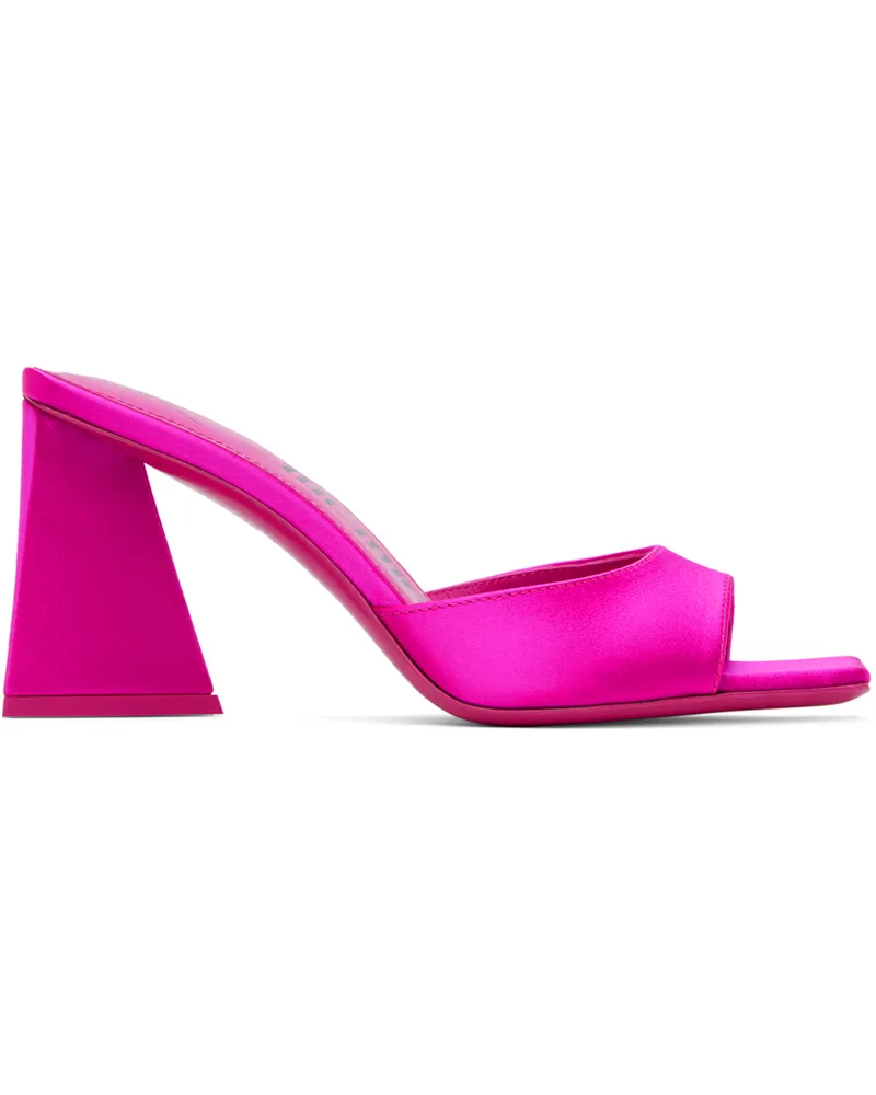 ATTICO Pink Mini Devon Mules 008