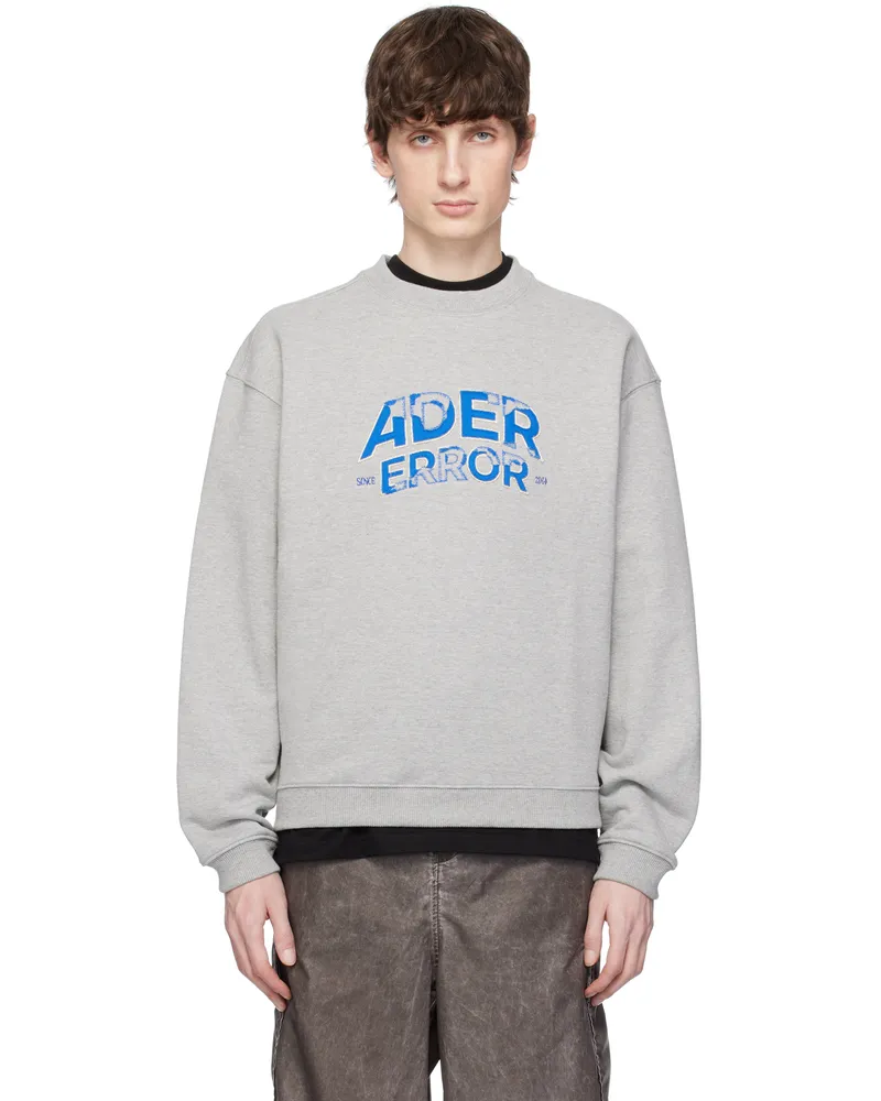 Adererror Gray Edca Product. 45 Sweatshirt Gray