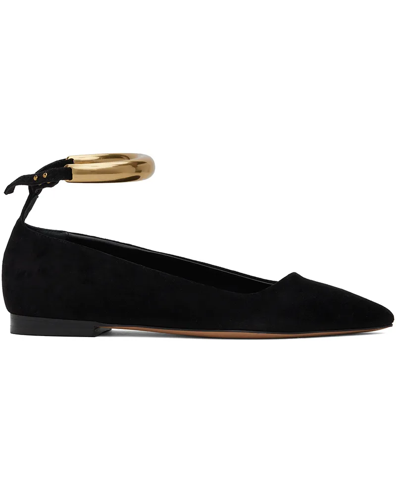 Isabel Marant Black Leanor Ballerina Flats Bkgo