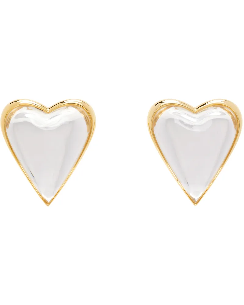 Alaïa Gold 'Le Cœur Bombe' Earrings 098