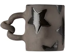SSENSE Exclusive Black Star Wiggle Mug