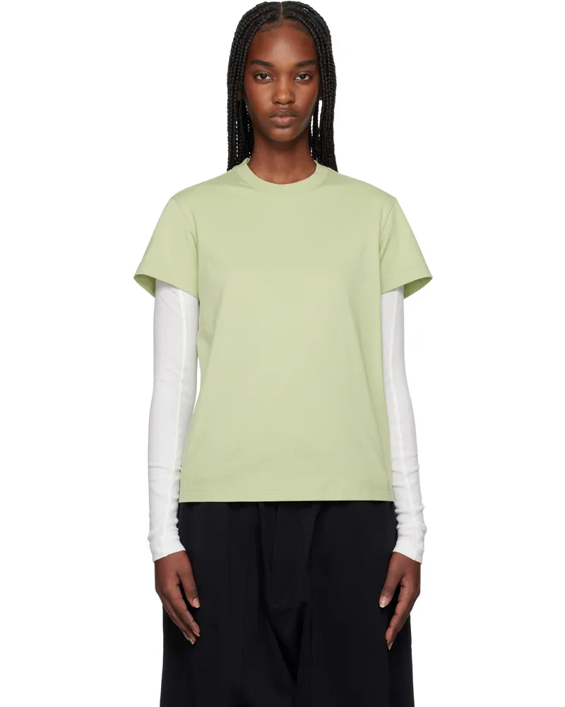 Y-3 Green Regular Short Sleeve T-shirt Maglim