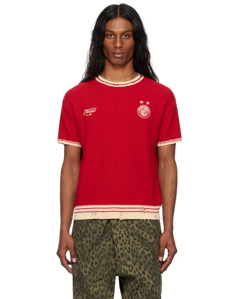 Andersson Bell Red Football Short Sleeve T-shirt Red