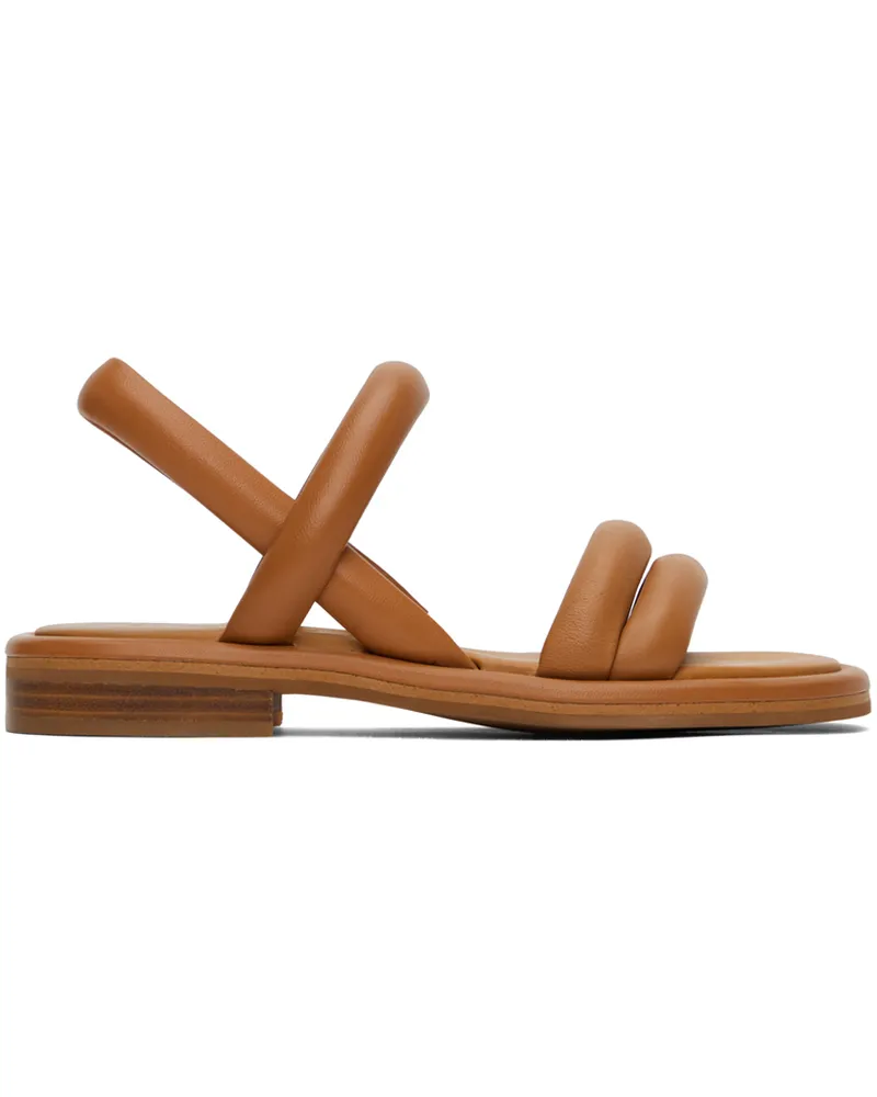 See by Chloé Tan Suzan Flat Sandals 221-tan