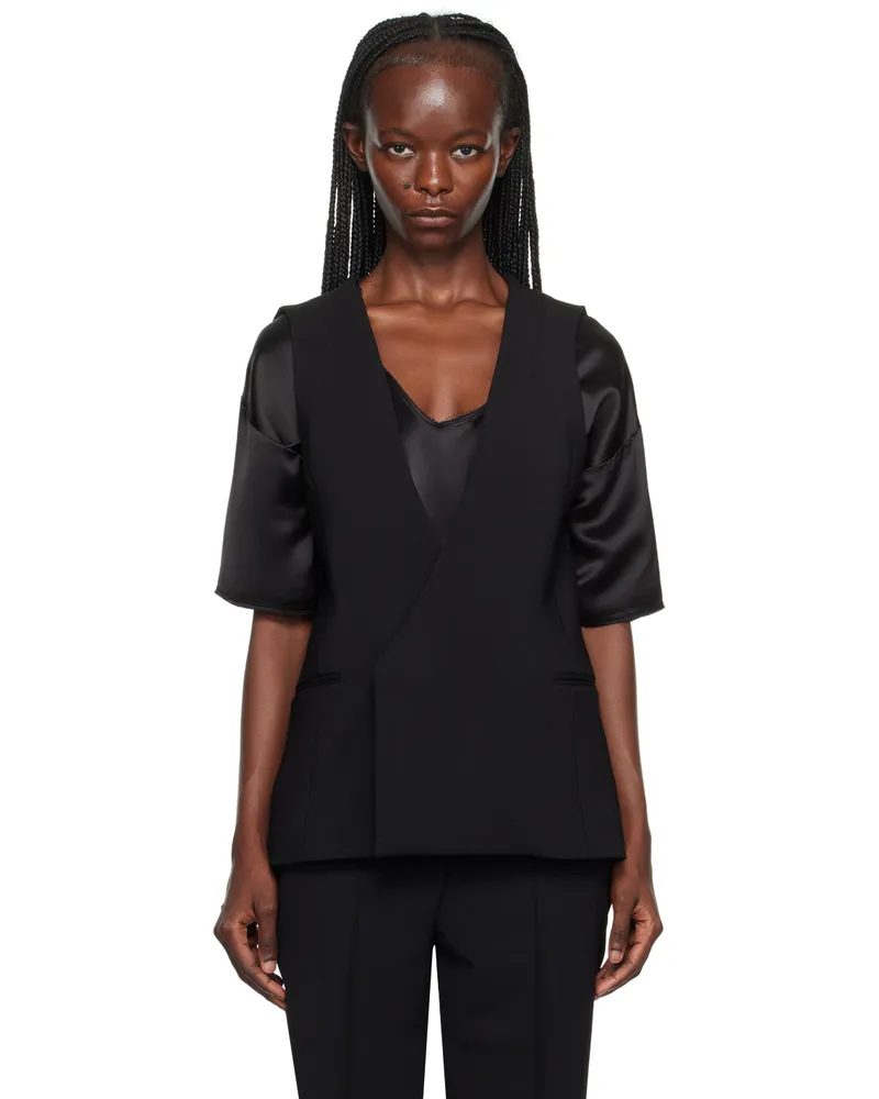 BITE Studios Black Tuxe Vest Black