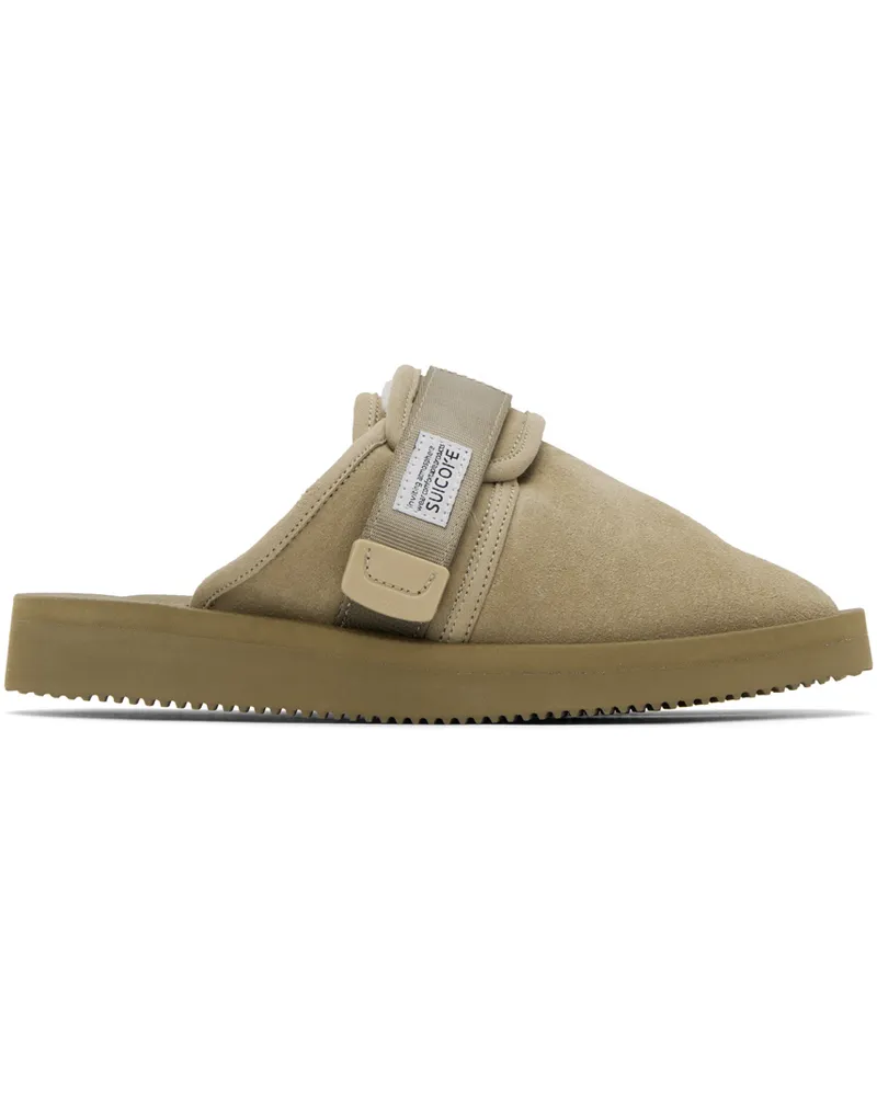 SUICOKE Taupe ZAVO-Mab Sandals Taupe