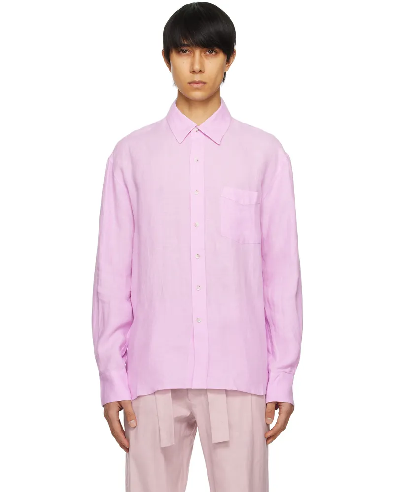 COMMAS Pink Dropped Shoulder Shirt Fresco