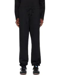 Y-3 Black Drawstring Sweatpants Black