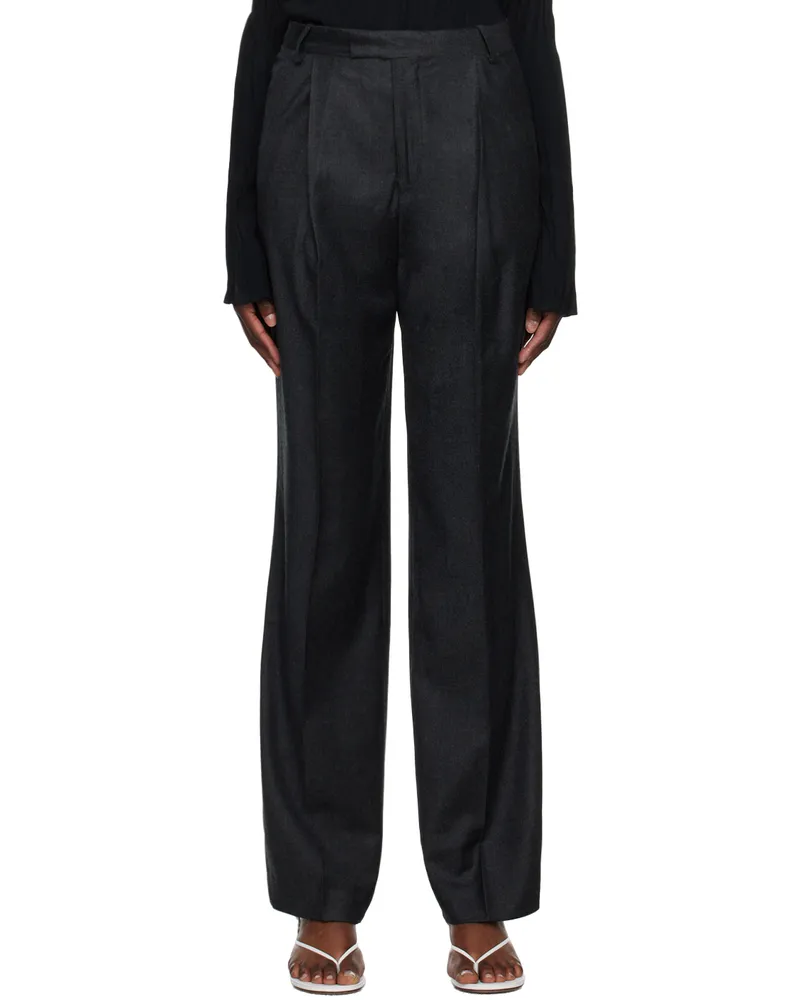 BITE Studios Gray Ecole Trousers Anthracite