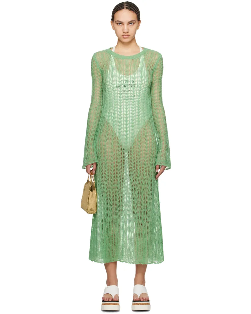 Stella McCartney Green Airy Maxi Dress 3100
