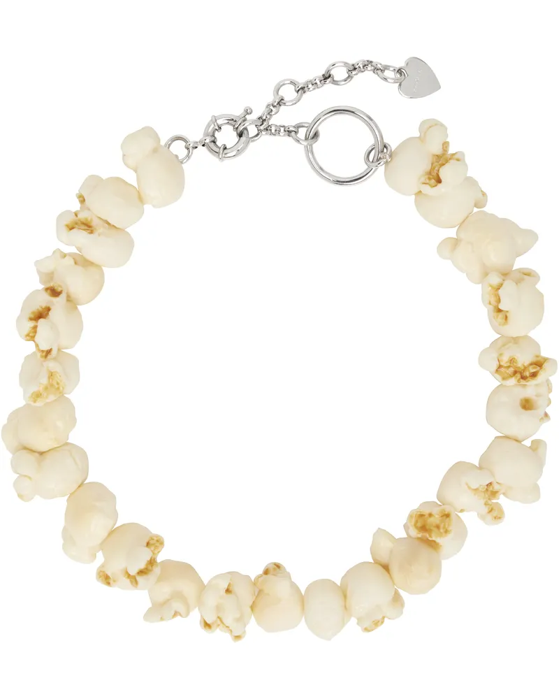 Acne Studios Off-White Popcorn Shape Necklace Cp6