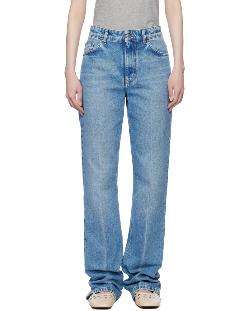Stella McCartney Blue Vintage Wash Jeans 4590