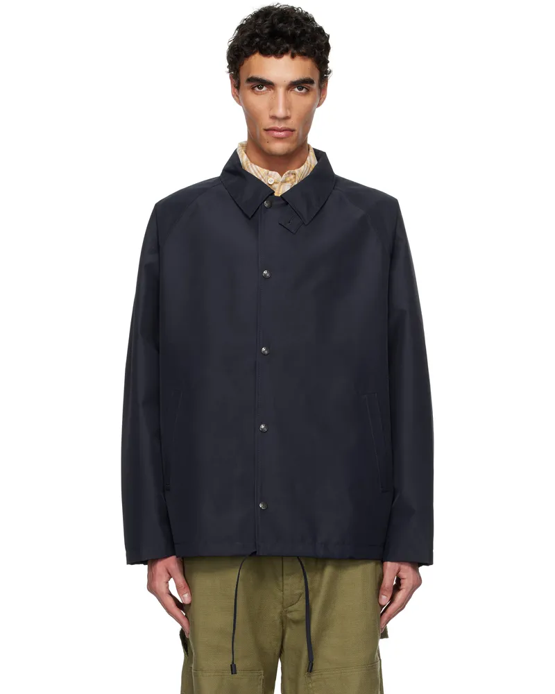 nanamica Navy 2L GORE-TEX Coach Jacket Navy