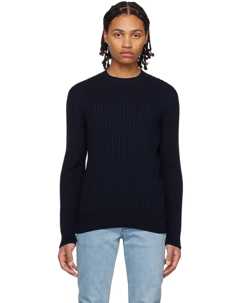 A.P.C. Navy Armel Sweater Iaj