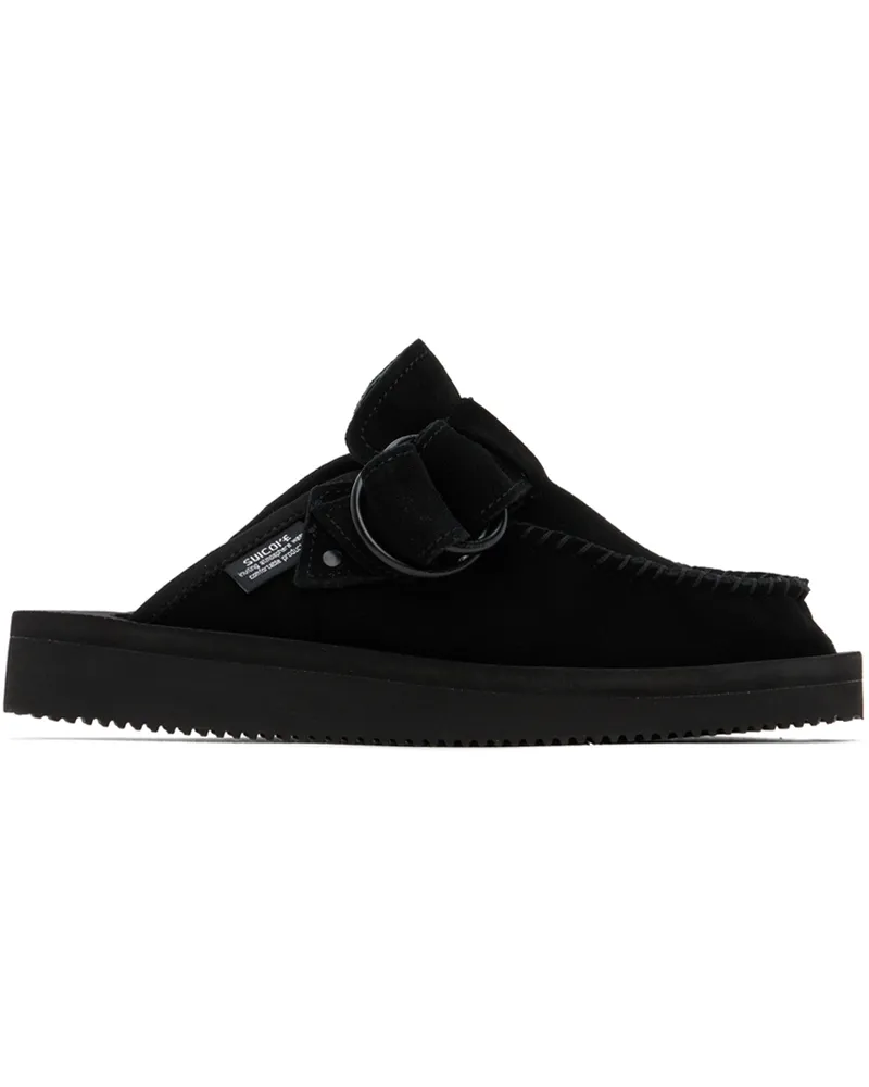 SUICOKE Black LEMI-Sab Slippers Black