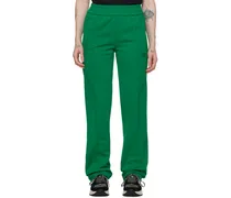 Green Monogram Track Pants