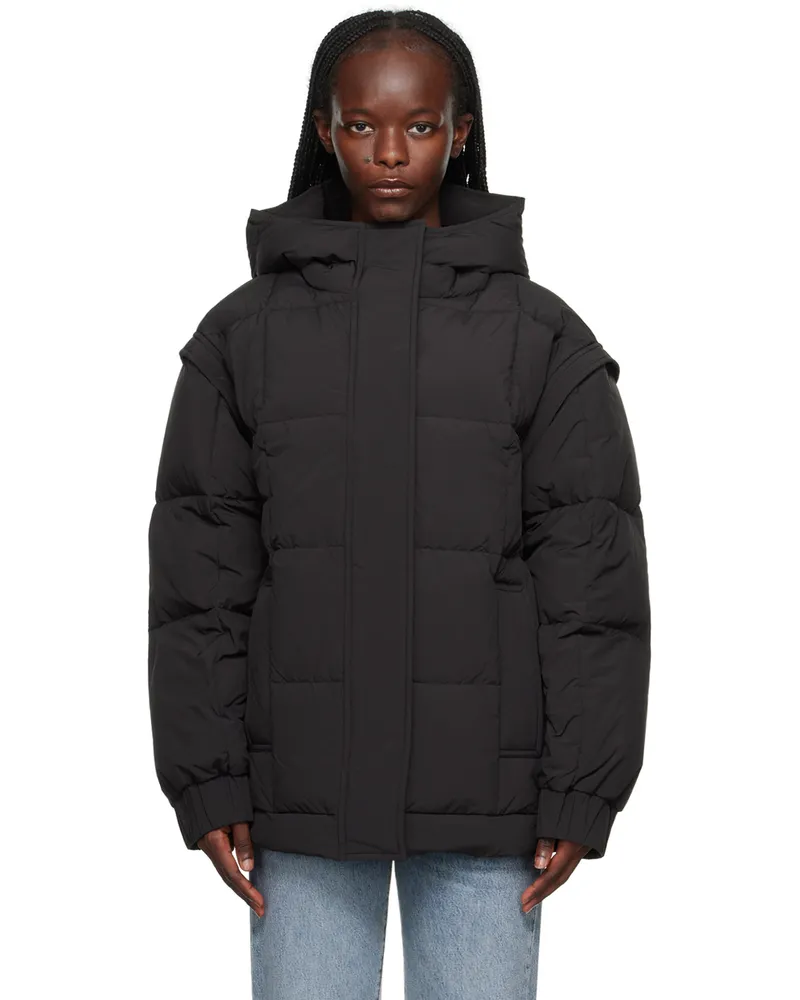 STAND Black Deborah Down Coat Black