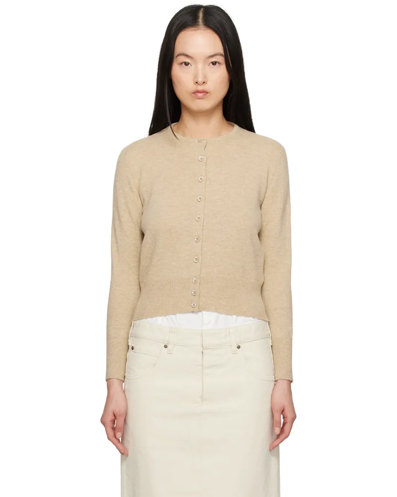 Maison Margiela Beige Wool Cardigan 109m