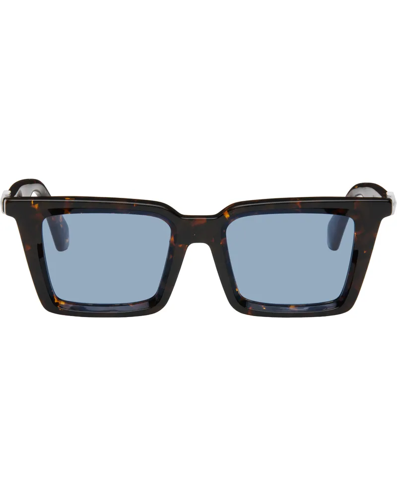OFF-WHITE Brown & Black Dalton Sunglasses Havana