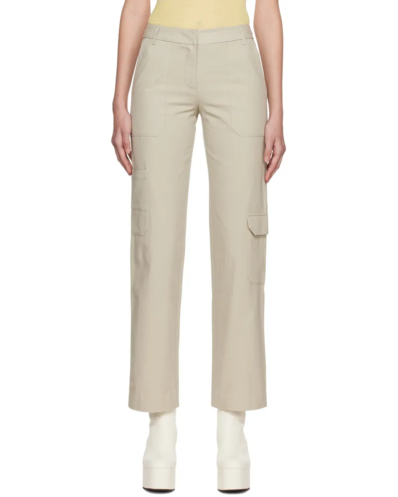 bec & bridge Beige Rina Trousers Oyster