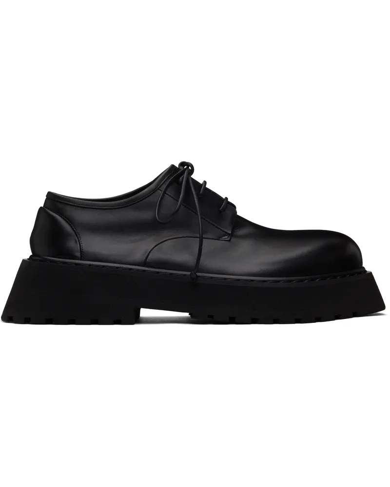 Marsèll SSENSE Exclusive Black Micarro Derbys Black