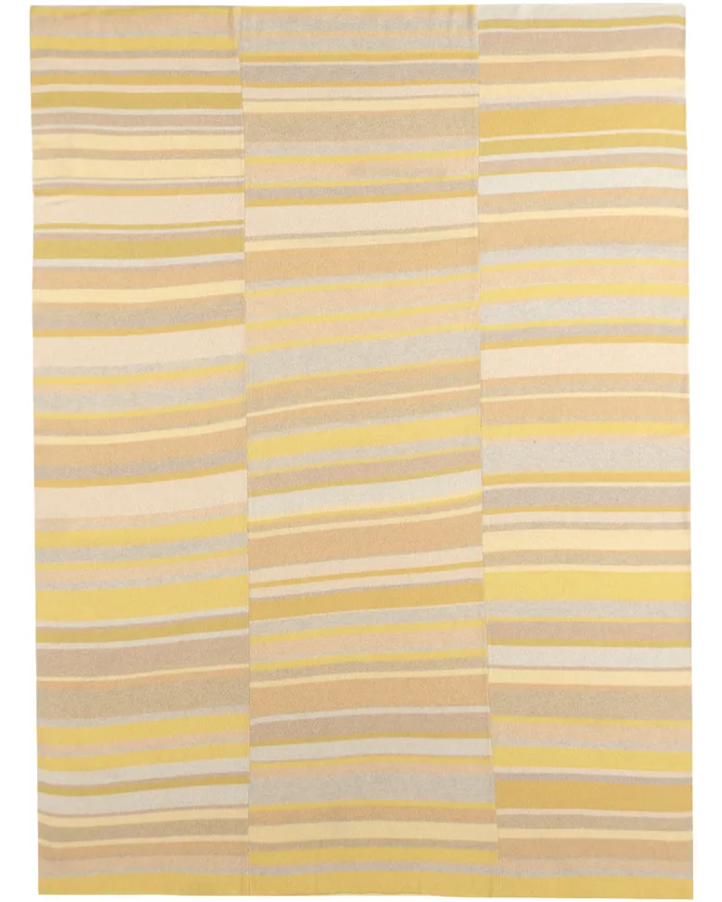 Yellow & Gray Stripe Super Duper Blanket