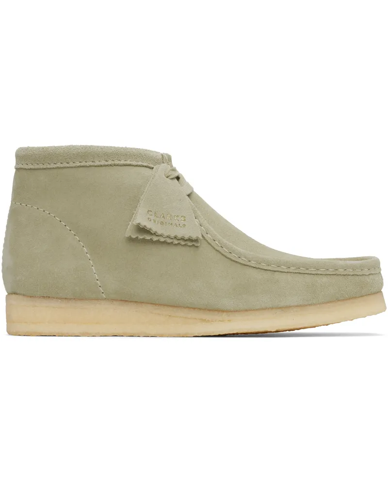 Clarks Beige Wallabee Boots Maple